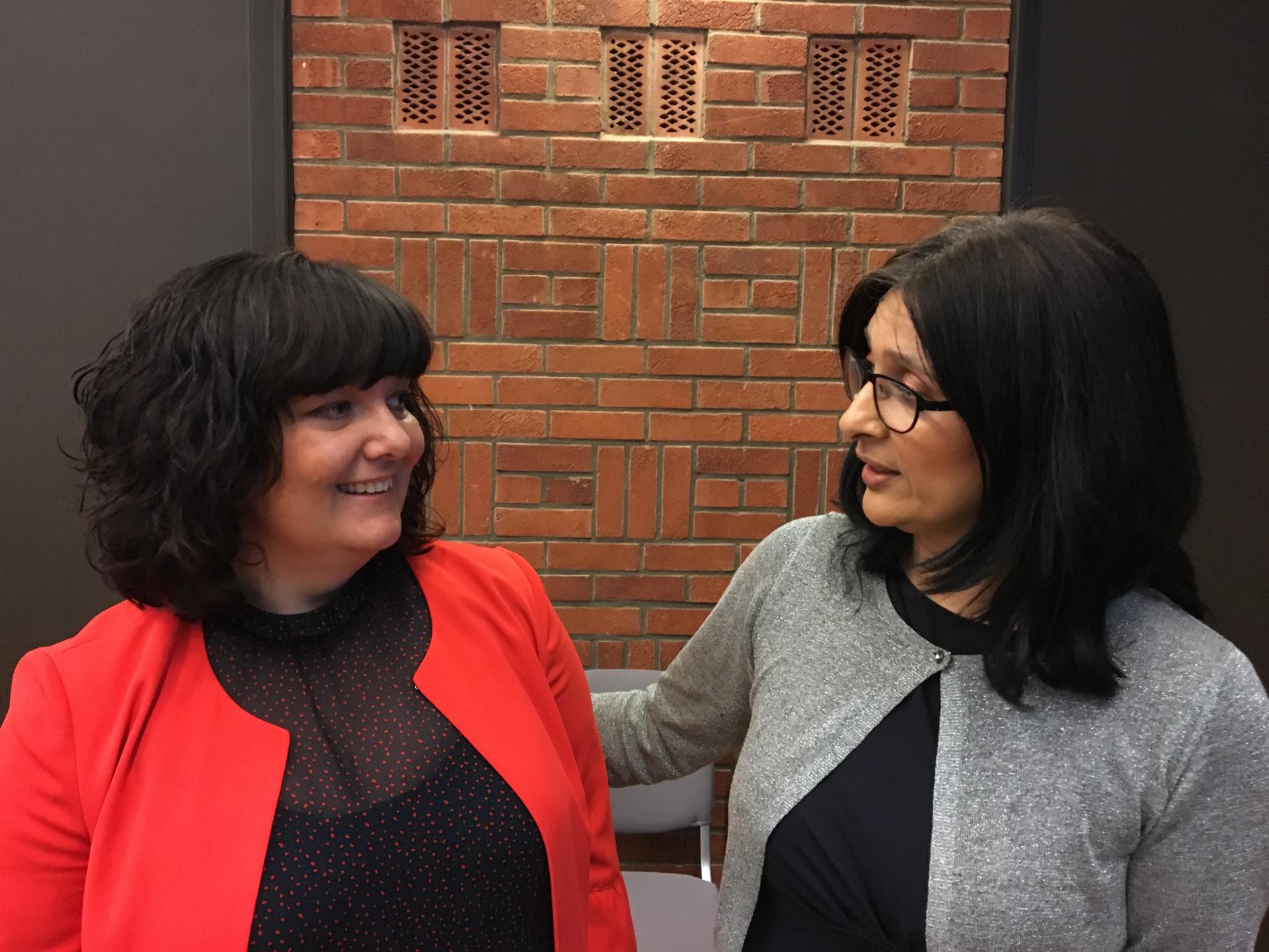 Malin Rygg og Loveleen Rihel Brenna Malin Rygg og Loveleen Brenna på konferansen Mangfoldsledelse 2018